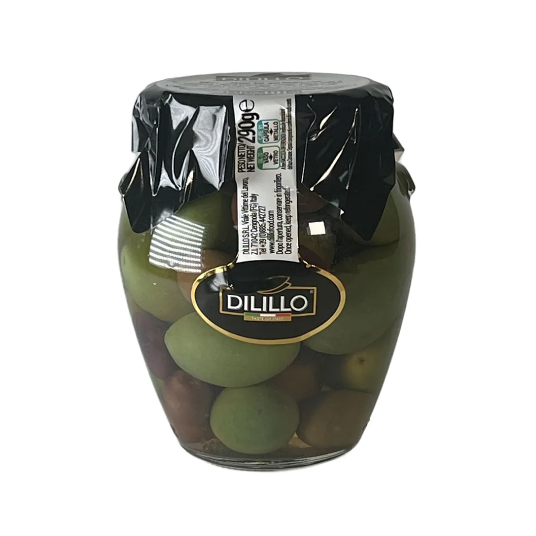 Оливки микс, с косточкой, 290 грамм