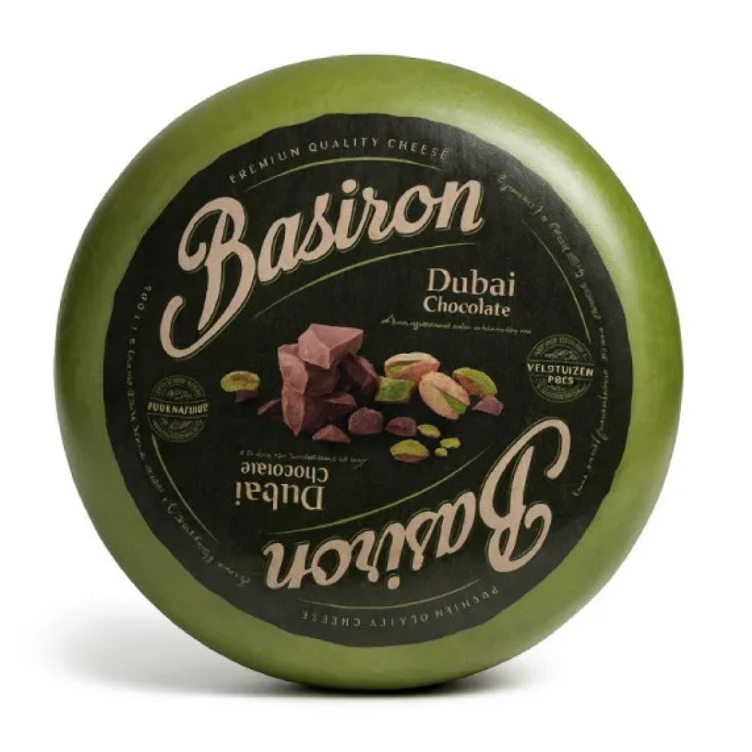 Базирон с дубайским шоколадом и фисташками 300 грамм