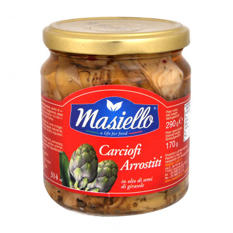 Артишоки на гриле в масле, 290 грамм