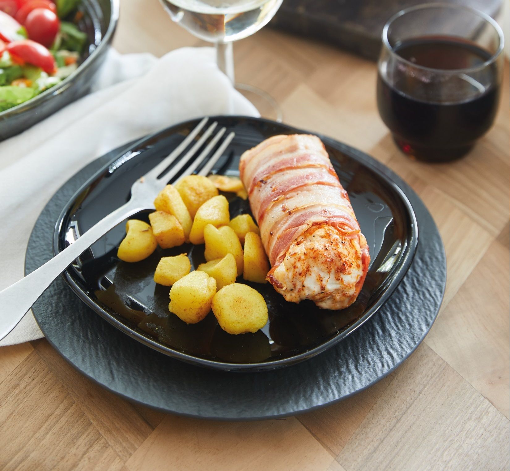 Куриная грудка с панчеттой и сыром Бур’н Тротс медовая корова