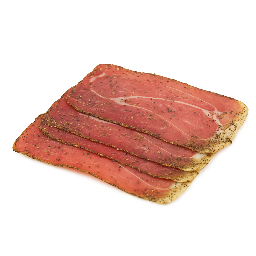 Прошутто с чесноком и травами нарезка 200 грамм