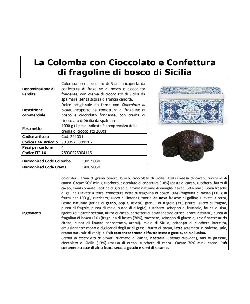 Коломба Dolce & Gabbana x Fiasconaro, 1 кг