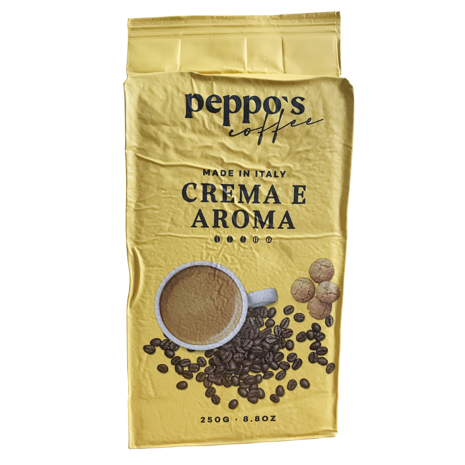 Натуральный кофе молотый Peppo's Crema e Aroma 250 грамм