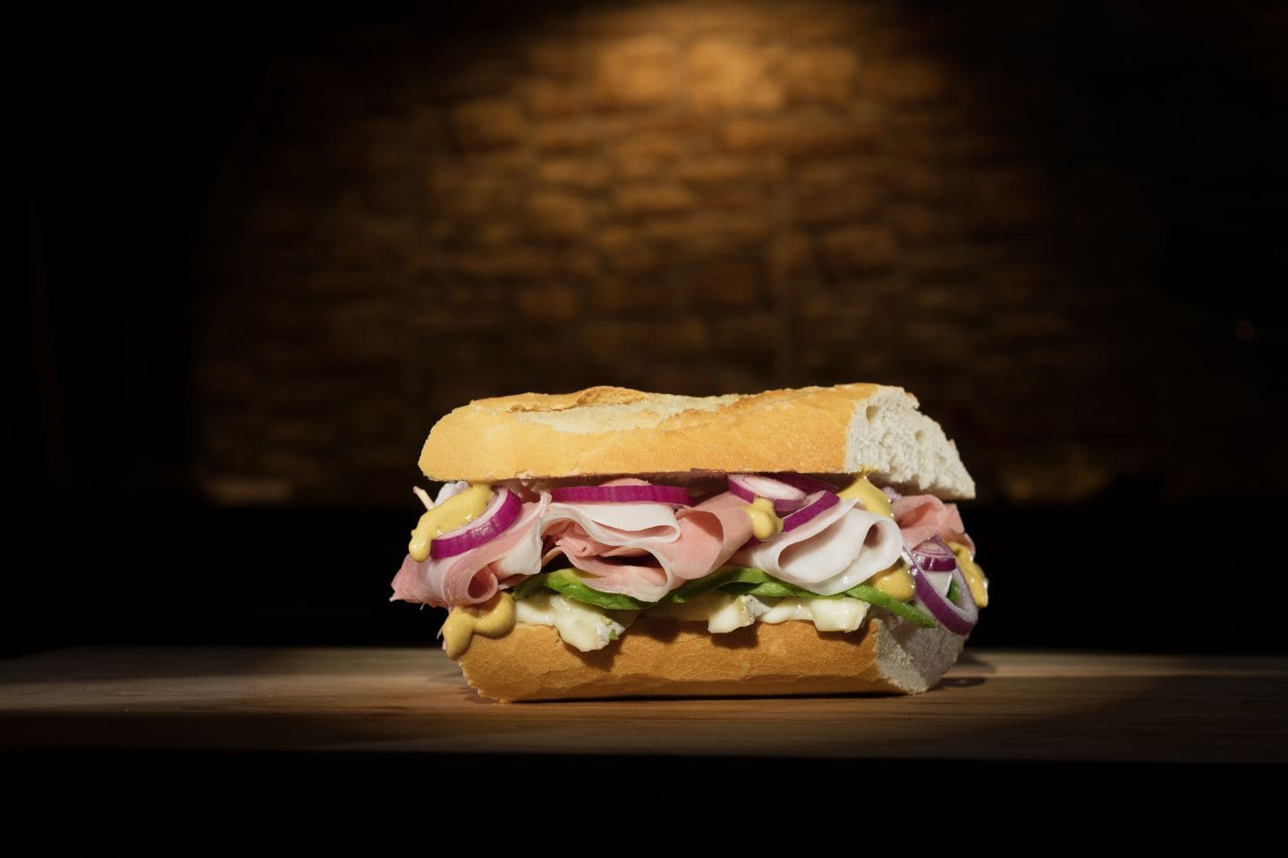 Рецепт: Сэндвич с варёной ветчиной