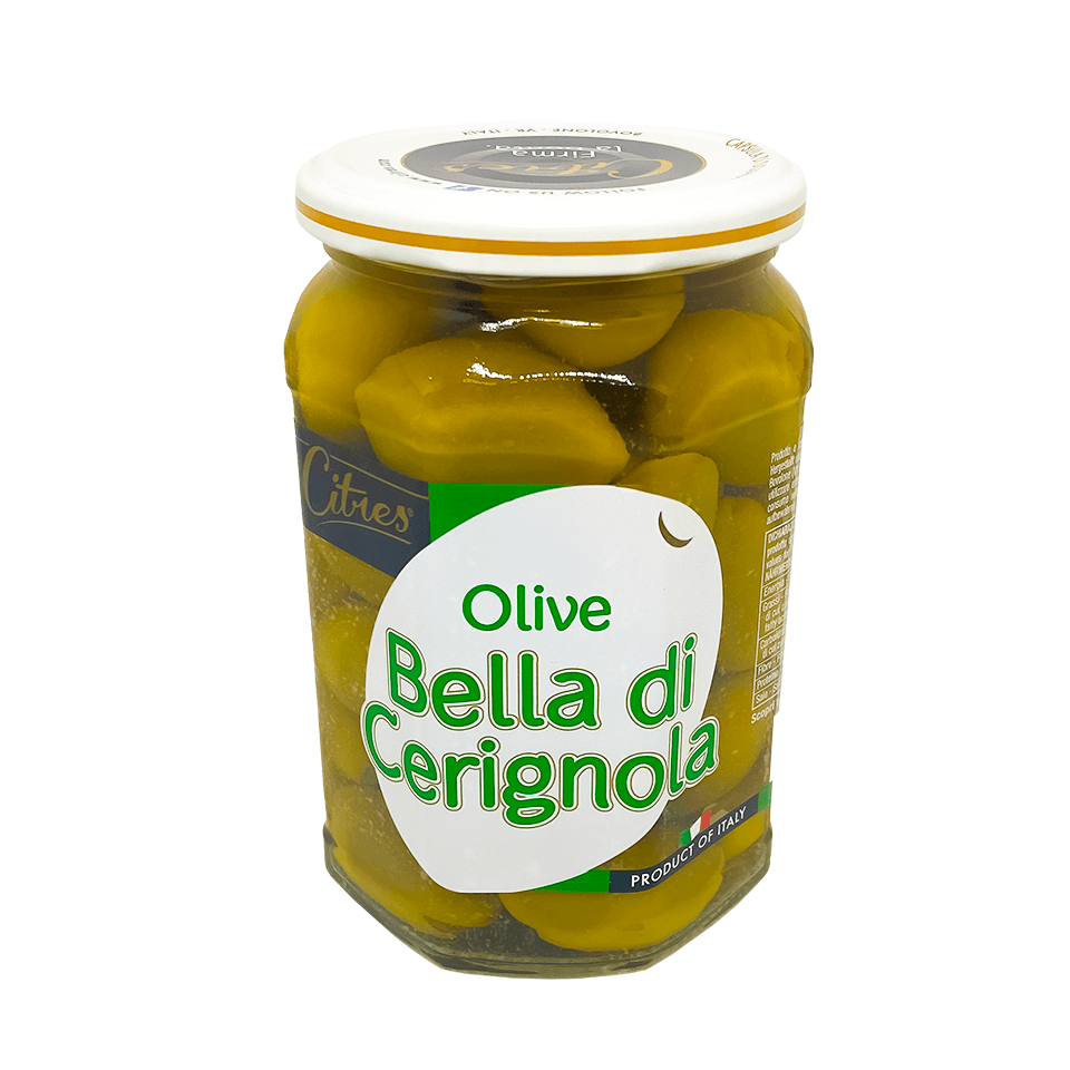 Оливки зелёные Белла ди Чериньола 540 грамм